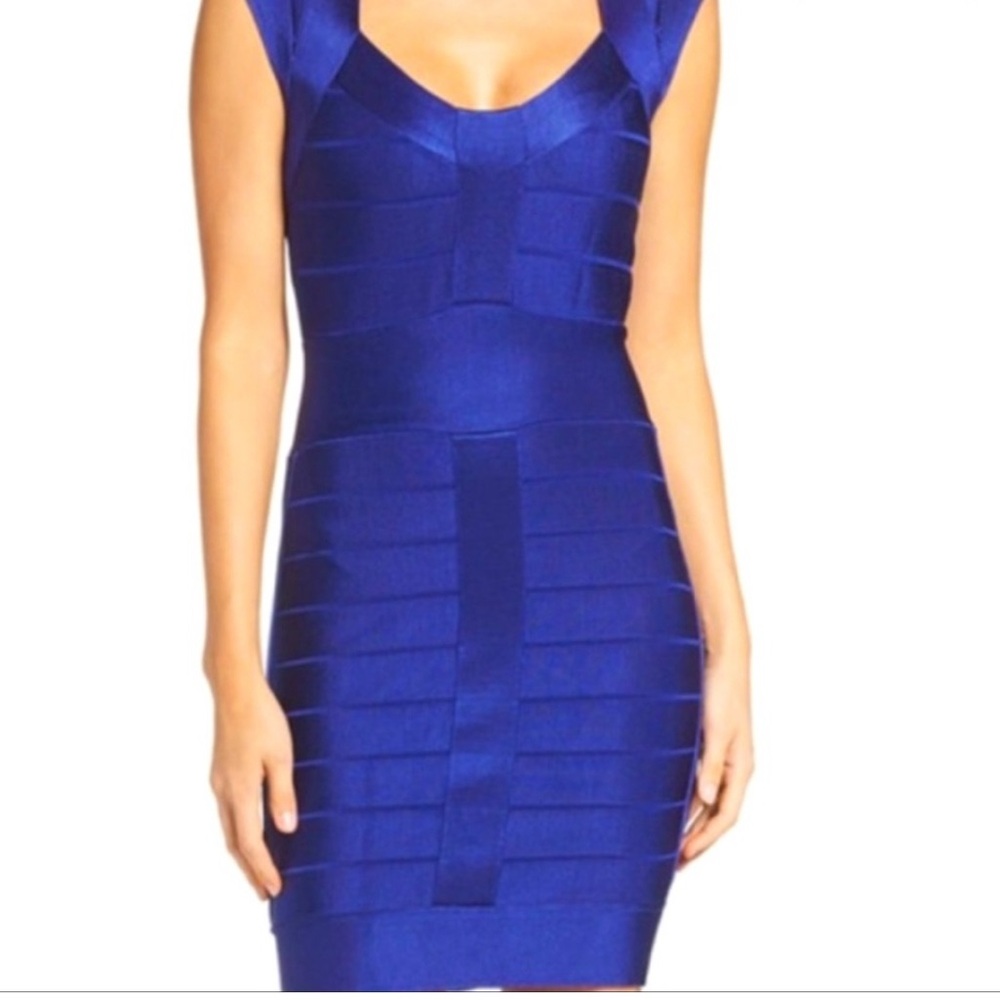 FRENCH CONNECTION - Royal Blue Bodycon Dress - SZ 2